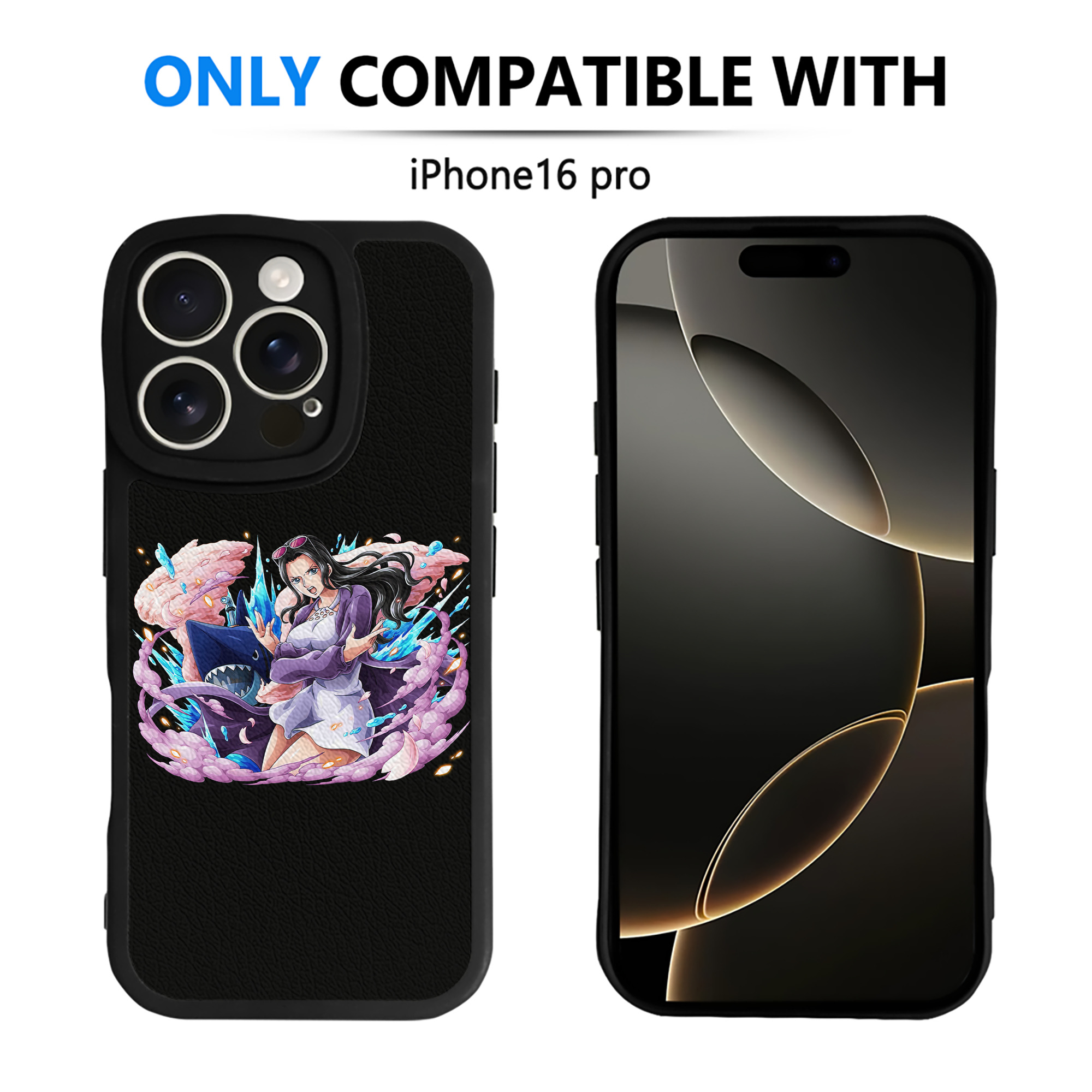 （画像用） ワンピース ニコ・ロビン ONE PIECE Nico Robin 【iPhone 16シリーズ対応】シリコンスマホケース（レザー調） 材質：シリコン